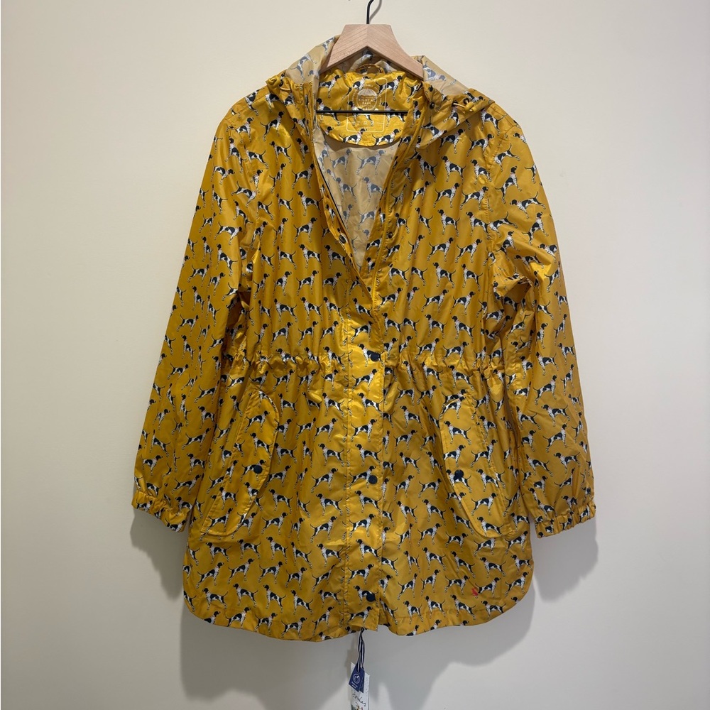 NWT Joules Golightly Hooded Packaway Rain Jacket - Picture 2 of 7